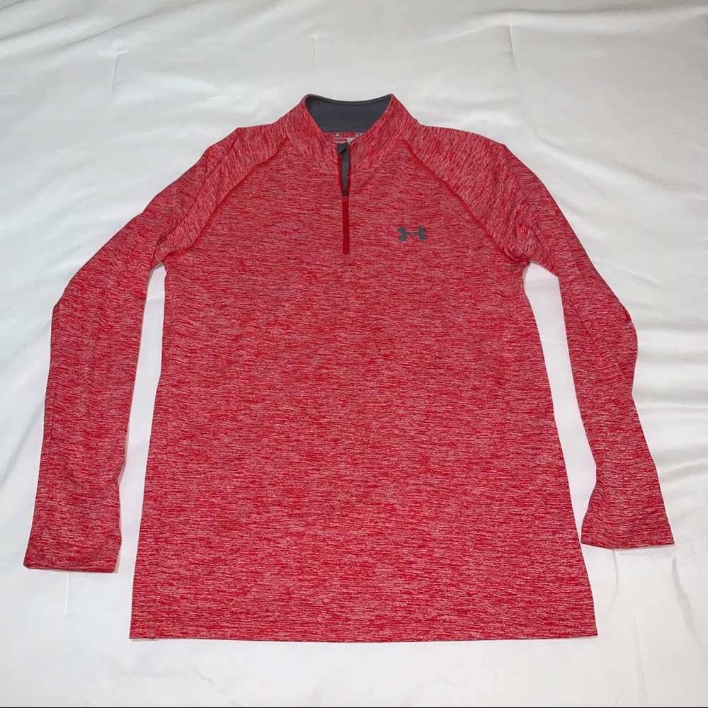 Under Armour Red 1/4 Zip Men’s Loose Small